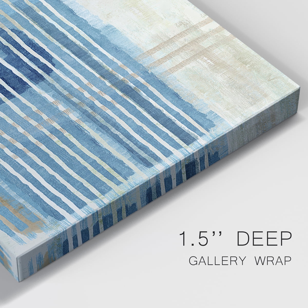 Blue Blue Horizon I Premium Gallery Wrapped Canvas - Ready to Hang - 32 x 48 Each