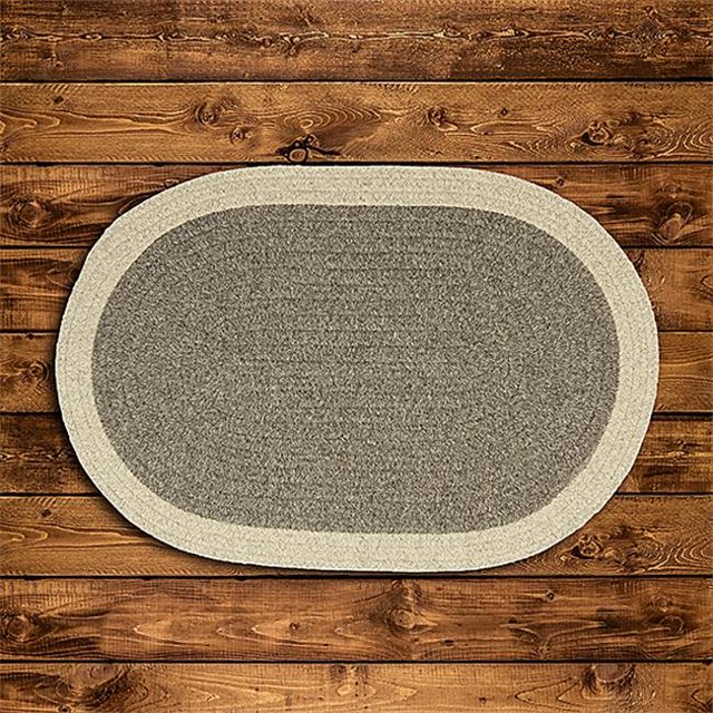 Colonial Mills Tapis HN31R072X072 6 x 6 Pi. Hudson Tapis Rond Tressé Gris Foncé