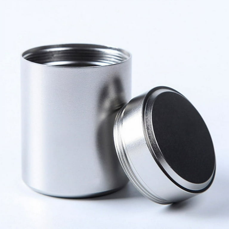 Small Tin Can Box with Airtight Lids Canister for Coffee Tea Candy Storage  Loose Leaf Tea Tin Containers Storage