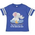 thumbnail image 3 of Inktastic My Nana Loves Me to the Moon and Back Elephant Family Boys or Girls Toddler T-Shirt, 3 of 5