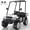 White, variant on TOKTOO Kids Golf Cart, 24V Ride on Car, 2 Seater Electric Ride on Truck with Remote Control, Detachable Awning, 4*96W Powerful Motors for Aged 3-8 Years, Blue