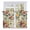 Red Green Yellow, variant on Vintage Spring Floral Tier Curtains, Watercolor Farmhouse Botanical Light Filtering Kitchen Curtains, 2Pcs Rod Pocket Half Window Treatments Panels for Sink Cafe Cabinet Basement 27.5x45 Inches