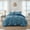 Navy Blue, variant on Regency Heights Full/Queen Quilt Set, 3-Piece Reversible Bedspread Coverlet Set, Navy Blue Quilted Bedding Set with Shams for All Season