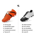 thumbnail image 5 of Vizari USA Impact Firm Ground Soccer Cleats for Kids – Comfortable, Lightweight, and Durable Shoes for Toddlers, Little Kids, and Big Kids - Orange/Silver, 11, 5 of 6