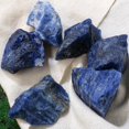 thumbnail image 4 of shiyou-1pcs 1.2-2'' Natural Sodalite Raw Stone Healing Crystal Large Rough Rocks for Fountain Rocks Home Decor Witchcraft Meditation, 4 of 4