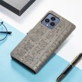 thumbnail image 4 of Conmpatible for T-Mobile REVVL 6 5G Wallet Case with Card Holder, Lovely Cartoon Cat & Dog Animal Embossed Pattern PU Leather Flip Cover Kickstand Magnetic Clasp Shockproof Case, Gray, 4 of 6