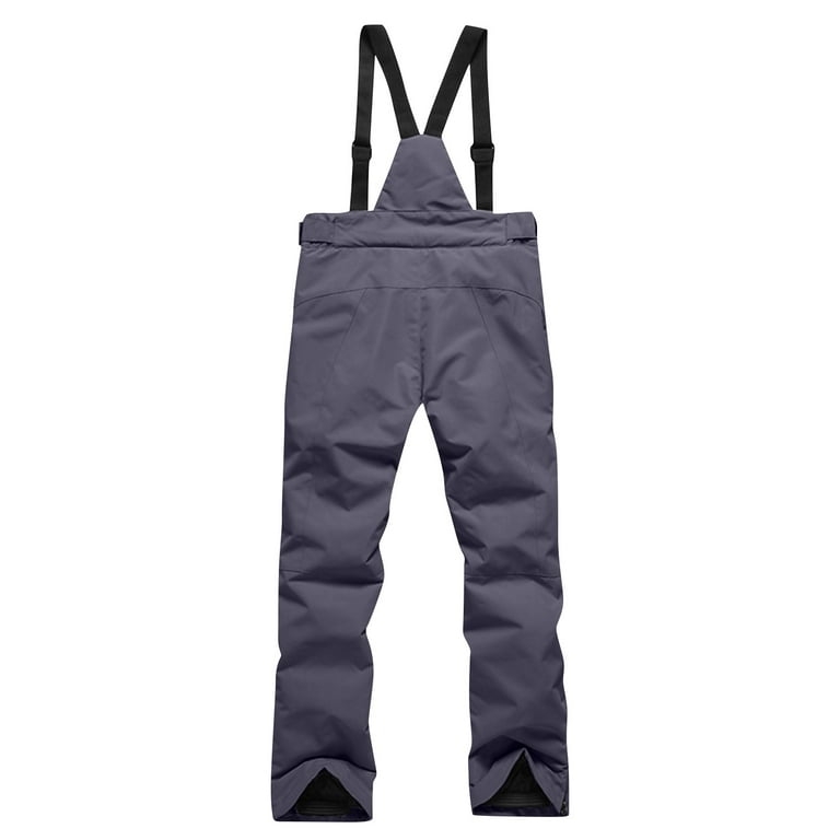 XADYUY Men's Ski Waterproof Snow Bibs Ski Pants Windproof