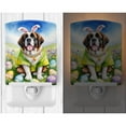 thumbnail image 2 of Saint Bernard Easter Egg Hunt Ceramic Night Light 4 in x 6 in, 2 of 3