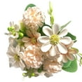 thumbnail image 2 of Sunjoy Tech Artificial Flower 15 Bulbs Chrysanthemum No Wither No Watering Full Vitality Good Details Photo Prop Table Centerpiece Wedding Party Decor Fake Flower, 2 of 8