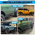 thumbnail image 5 of Side Steps Running Boards for 2021-2023 Ford Bronco 2 Door Add On to Rock Rail, 5 of 11