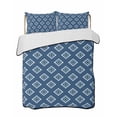 thumbnail image 2 of Blue Boho Geometric Twin XL Size Down Alternative Comforter, Lightweight Comforter Quilt Bedding Set with Pillow Shams Farmhouse Southwest Motifs Art All Seasons Bed Comforter Duvet Insert 68"x98", 2 of 7