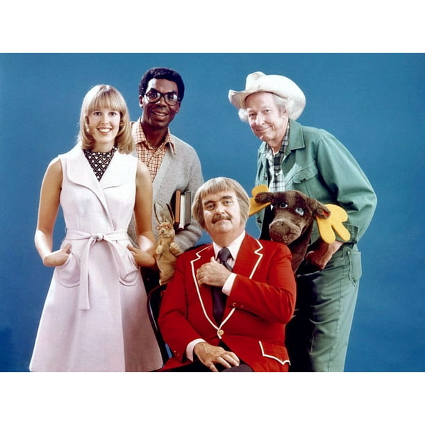 Captain Kangaroo, Debbie Weems, Jim Wall, Bob Keeshan, Hugh 'Lumpy