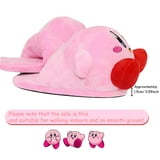 Roffatide Anime Scarpe Fuzzy Cappello di Punta chiusa Open Back Pantofole con suola di gomma antiscivolo Indoor Peluche Scarpe per le donne Euro 36-37