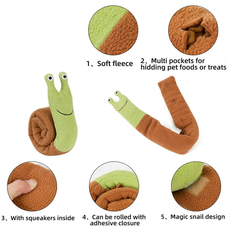 Snail Dog Snuffle Toy