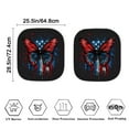 thumbnail image 3 of Yuyamidu Butterfly Car Window Sun Shade 2 PCS American Flag Automotive Windshield Sunshades Fashion Car Front Window Sunshade Foldable Windshield Cover for Truck Sedan SUV, 3 of 5