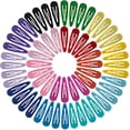 thumbnail image 1 of 60 pasadores para el pelo, pinzas para el pelo antideslizantes, accesorios de horquillas de metal para niños pequeños, niñas, niños y adolescentes (15 colores surtidos), 1 of 5