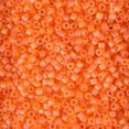 thumbnail image 2 of Miyuki Delica Seed Beads – Size 11/0 (1.6 mm), DB0855, Matte Orange AB, 7.2 g, Approx. 1440 Beads, 2 of 7
