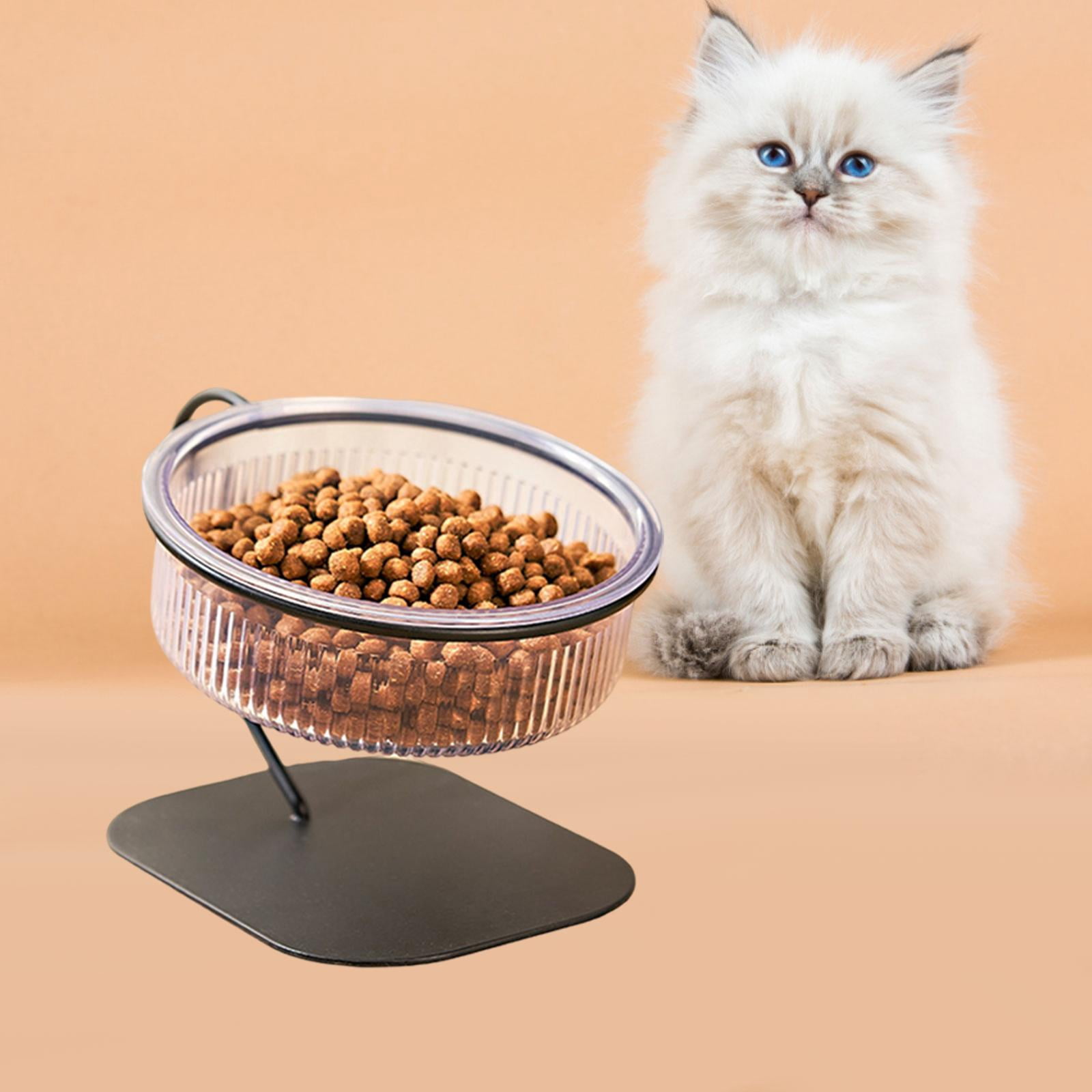 Raised Cat Bowl Dog Bowl Water Food Feeder Pet Feeding Station Detachable Stable