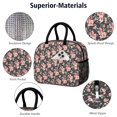 thumbnail image 4 of Womens Pioneer Flower Floral Print Pattern Lunch Box for Work,Insulated Lunch Bag for Women,Loncheras Para Mujer,Leakproof Adult Lunch Bag for Work,Beach,Travel,Picnic,Camping, 4 of 7