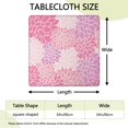 thumbnail image 2 of Stretchable Bohemian Print Square Table Cover with Decorative Floral Motifs for 34 Inch Patio Tables, 2 of 6