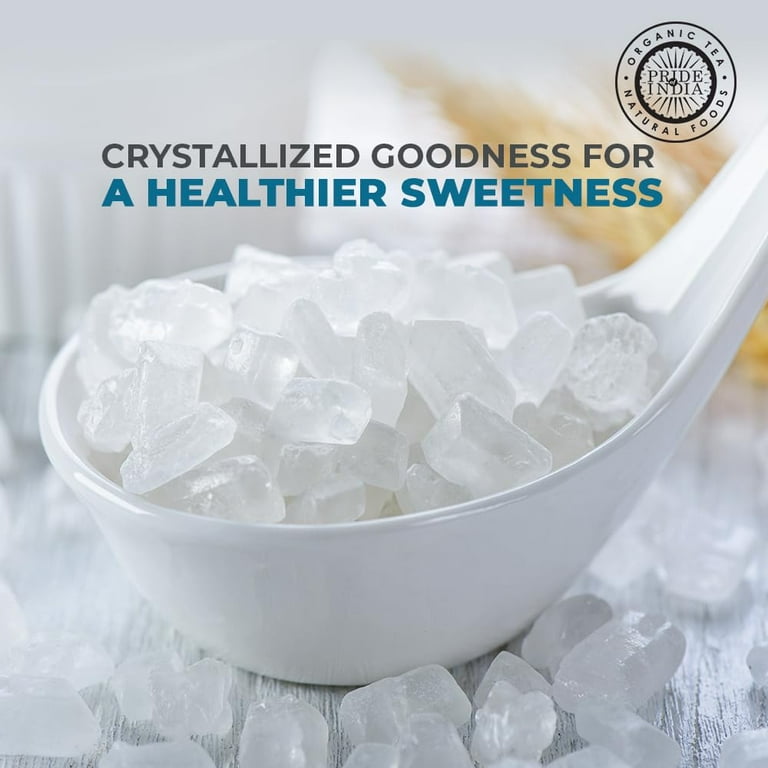 Pride Of India - Natural Crystal Rock Sugar Whole- 3.1 oz