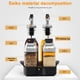 thumbnail image 3 of Juego De Torre De Especias Con 4 Botellas Transparentes Estante Para Condimentos Que Ahorra Espacio De Fugas Tarro De Especias De Grado Alimenticio Para Restaurante De Cocina Scienceny HA014818-00, 3 of 7