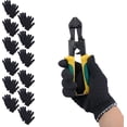 thumbnail image 1 of Paquete de 24 Guantes de Punto Gris de 9". Guantes de Algodón y Poliéster. Guantes Lavables con Muñeca de Punto Elástico. Guantes de Peso Medio. Guantes de Trabajo sin Costuras 12 Pares. Guantes de Trabajo Industriales Protectores, 1 of 7