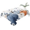 thumbnail image 2 of Fall Blue Pumpkin Table Cloth Waterproof Tablecloths, Thanksgiving Autumn Eucalyptus Leaves Tablecloth Dining Table Cover for Kitchen Party Tabletop Outdoor, Rectangle Tablecloth 60x102 Inch, 2 of 9