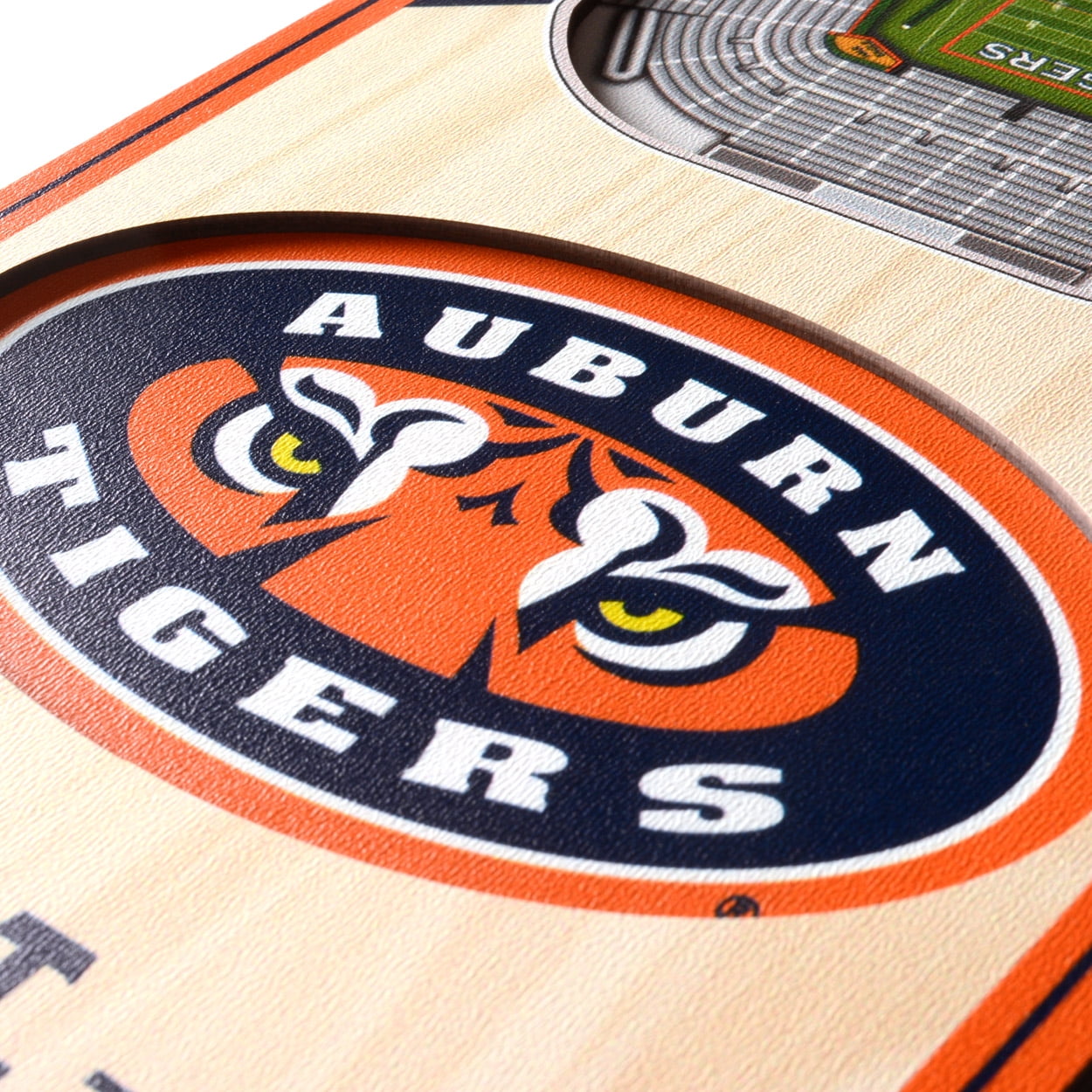 Auburn Tigers 6'' x 19'' 3D StadiumView Banner