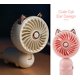 thumbnail image 5 of Mini ventilador portátil de 2 piezas con batería recargable y 3 velocidades, pequeño ventilador eléctrico personal lindo para niñas/mujeres/niños al aire libre, ventilador plegable para oficina/mesa/d, 5 of 5
