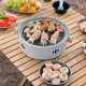 thumbnail image 4 of Outdoor Camping Barbecue Grill BBQ Stove Home Charcoal BBQ Grill, 4 of 5