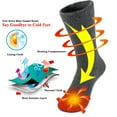 thumbnail image 5 of 6 PairsMen's Winter Thermal Boot Thick Insulated Heated Socks For Cold Weather Outdoor Activities, 5 of 7