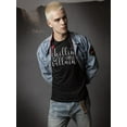 thumbnail image 2 of Chillin' Like A Villain T-Shirt Men -Image by Shutterstock, Male Small, 2 of 4