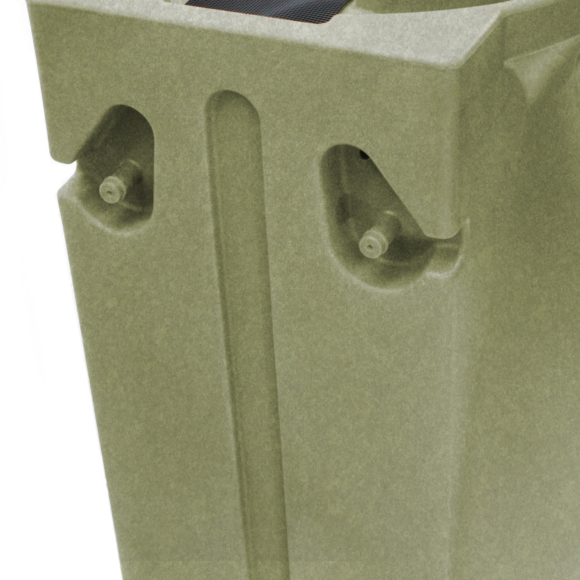 Good Ideas Rain Wizard Self-Draining Resin Urn, 65 Gallon Rain Barrel, Sandstone