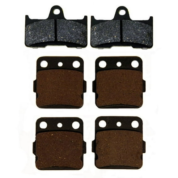 Front Rear Brake Pads 2002-2008 for Yamaha Grizzly 660 4x4 YFM660F Semi-Metallic