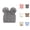 Grey, variant on Bear Knit Double Pom-Pom Beanie Hat - Baby Warm Woolen Caps For Newborns, Cute Cartoon Style For Autumn Winter Daily Wear Accessories & Toddler Shower Gift Ideas