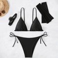 thumbnail image 5 of Conjunto de Bikini Sexy para mujer, microbañador con sujetador de realce, traje de baño brasileño para vacaciones en la playa, traje de baño con Tanga, 2024, 5 of 5