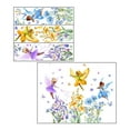 thumbnail image 3 of Large Flower Fairy Wall Stickers Room Decor for Bedroom Girls Vinyl Butterfly Wall Decal Removable Floral Wall Murals Peel and Stick Kids Wall Art Wallpaper Living Room Nursery Playroom, 3 of 5