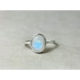 thumbnail image 6 of Heaven Crafts Tiny Rainbow Moonstone Ring 925 Sterling Silver Handmade Dainty Stackable Ring Gift For Her, 6 of 6