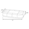 thumbnail image 6 of Buyers 8891042 LED Magentic Emergency Amber/Clear Strobe Mini Light Bar Tow/Plow, 6 of 6