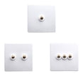 thumbnail image 4 of Maoww Switch Wall Button Socket Lever Toggle Control White Improvement Antique Household Brass Light Panel Accessory Supply Connector 3, 4 of 8