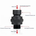 thumbnail image 2 of Adaptador de Bola Giratoria 360° para Cabezal Ducha Universal. Conector Universal Compatible con Cabezales Lluvia Fijos Mano., 2 of 7