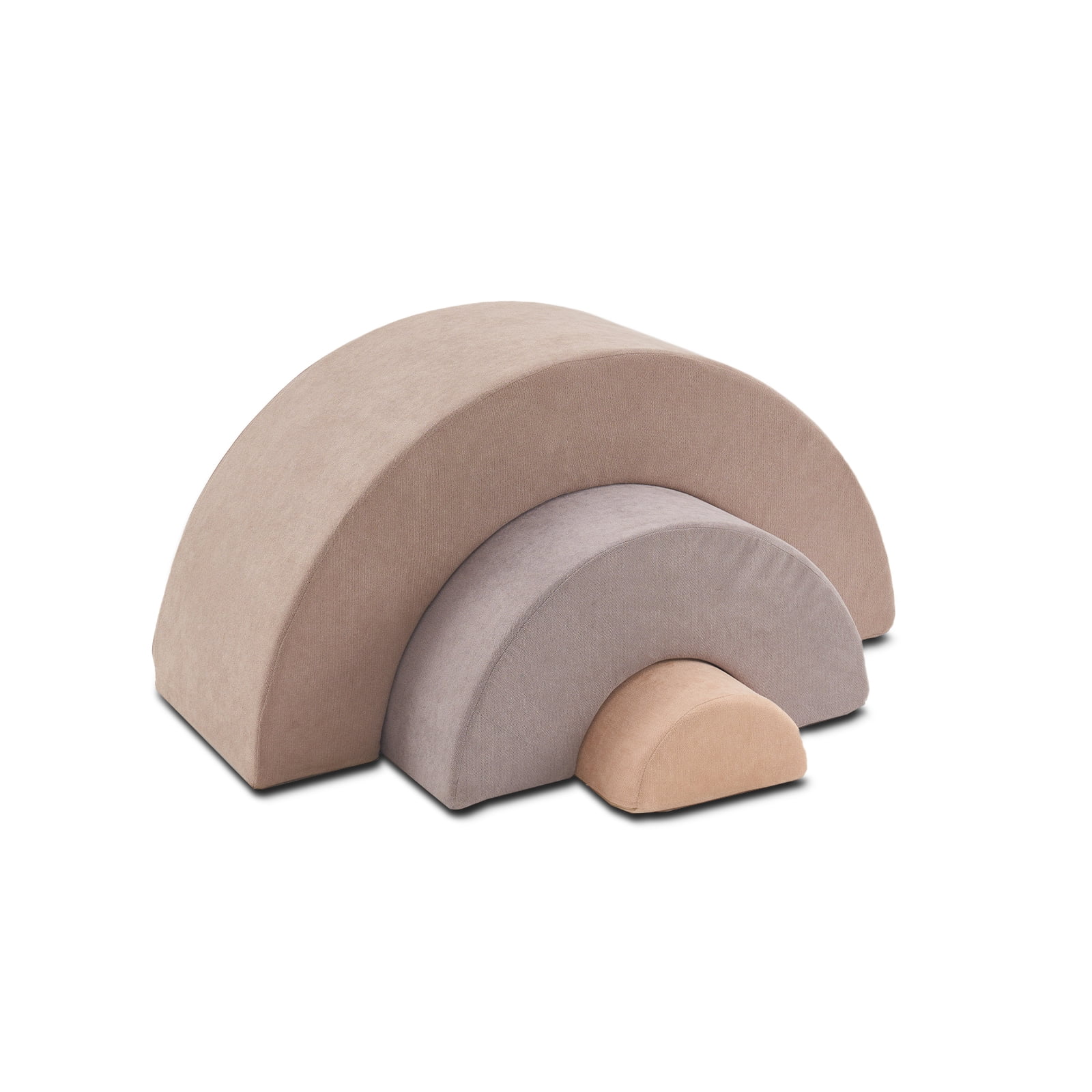 JELA Kids Couch, Soft Play Equipment Playset Play Foam Rainbow, Kids