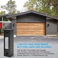 thumbnail image 4 of 2Pcs Universal Garage Door Opener Switch 41A4166 Lighted Wall Mounted Push Button Black with White Center, 4 of 5