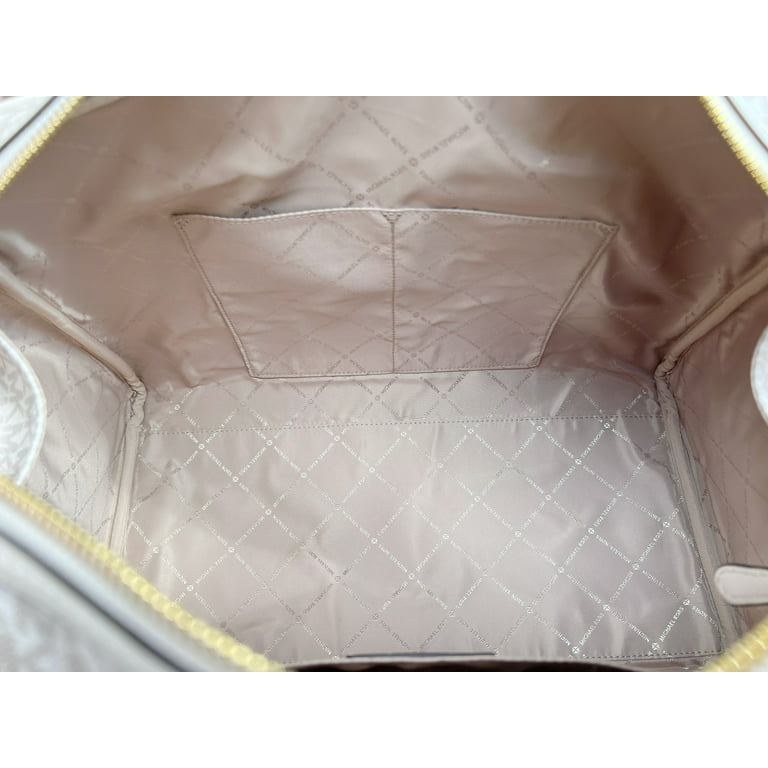 Michael Kors Travel Bag Jet Set Travel Paris Girls Large Weekender Vanilla  Mk 