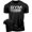 T-Shirt Silver On Black, variant on Gymish 3 Workout T-Shirt for Men – Funny Gym Shirt, Lifting Tee, Deadlift Shirt, Athletic Gym Wear