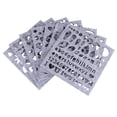 thumbnail image 1 of Juego de 7 plantillas de fieltro para manualidades, para principiantes, con moldes para apliques de fieltro y aguja., 1 of 13