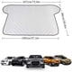 thumbnail image 2 of Parabrisas anticongelante, protección de parabrisas de invierno, cubierta de parabrisas de automóvil, comúnmente utilizado para protección contra heladas, nieve, hielo, lluvia y sol de automóviles, 2 of 7