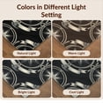 thumbnail image 7 of Design&I 6'x9' Washable Area Rug Vintage Lasso Motif Bathroom Themed Mens Hat Adult Cowboy Entry Refined for Living Room, Family Indoor, Oversized Skid-Resistant, 7 of 7