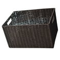 thumbnail image 3 of MasteelfCA 1Pc Hand-woven Basket Rectangular Sundries Basket Closet Basket (Random Color), 3 of 8